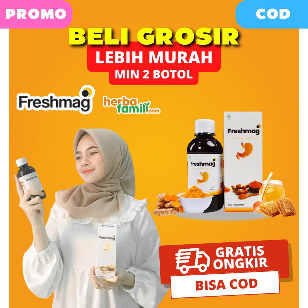 GROSIR FRESHMAG 100% ORIGINAL | Madu Herbal Ori Official Store Asli Ampuh Atasi Maag Gerd Asam Lambung FRESHMAG Fresh Mag Fresh Maag