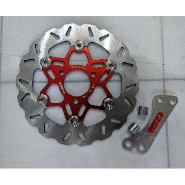 Piringan cakram disc depan psm mio j mio gt soul gt fino lama lubang baut 3 plus braket pnp 220mm