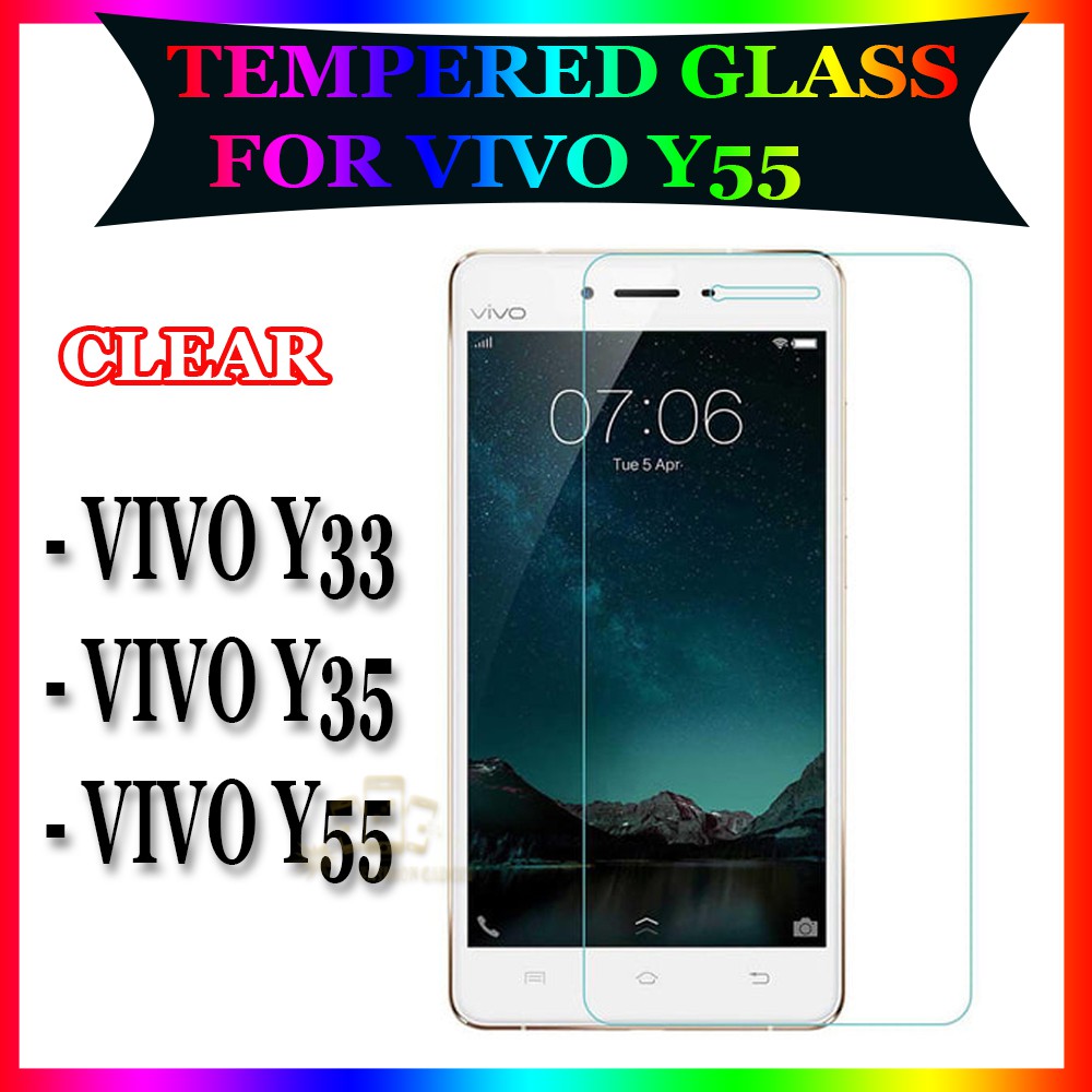 TEMPERED GLASS VIVO Y33 / VIVO Y71 / VIVO Y55 ANTI GORES KACA TEMPER GLASS SCREEN PROTECTOR