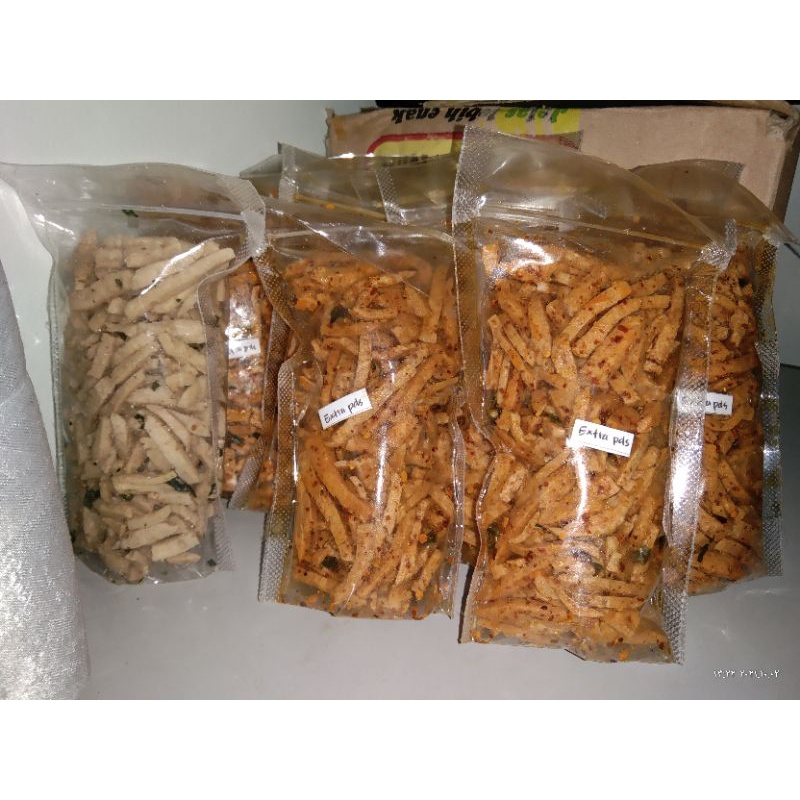 

Basreng pedas/asin 100 gram wangi daun jeruk