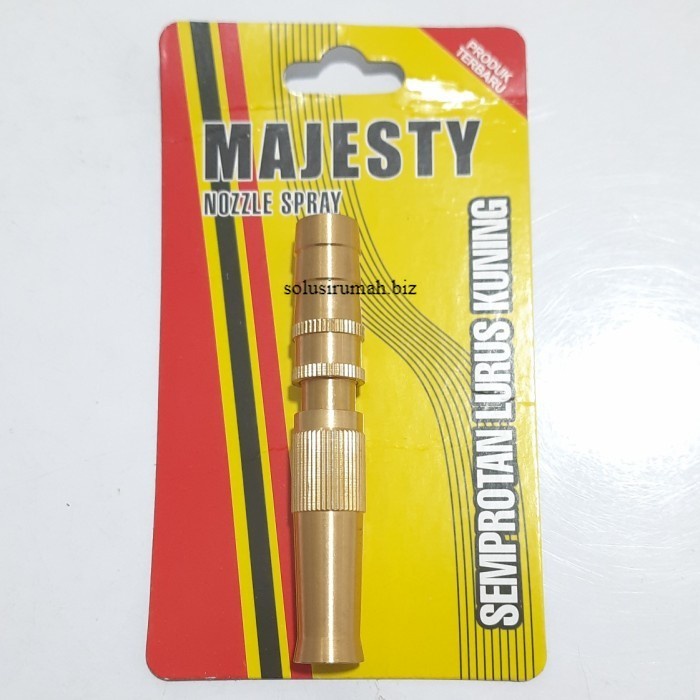 Semprotan air Lurus 1/2&quot; KUNINGAN / Hose Nozzle untuk Selang air 5/8&quot;