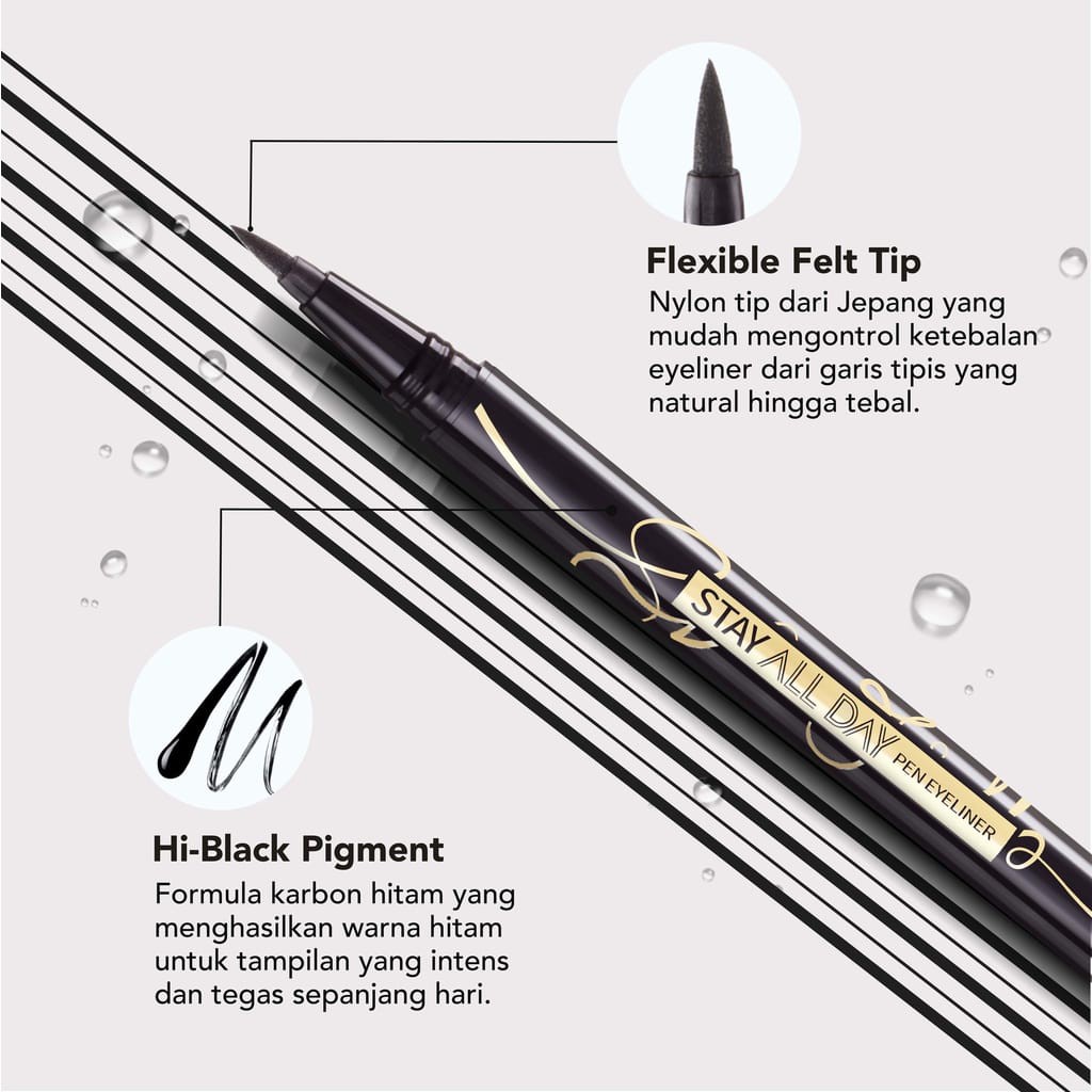 You Stay All Day Pen Eyeliner Waterproof | Black Eyeliner