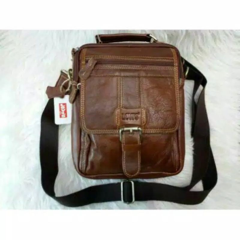 Tas Pria 100% kulit Asli,Tas selempang,Tas branded,Tas tenteng,Tas Levis