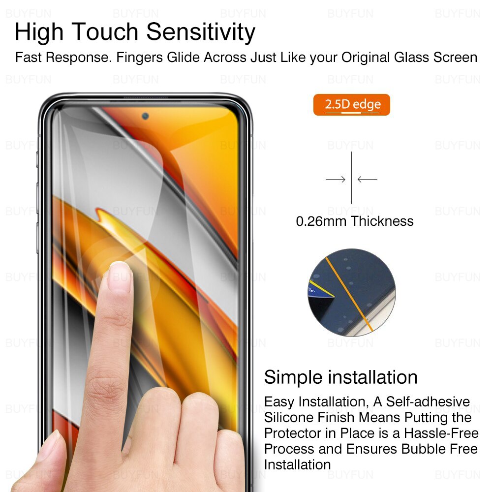 PAKET Case Xiaomi Poco F3 2021 Casing + Tempered Glass Clear + Skin Carbon