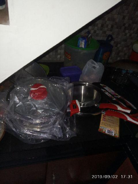 Supra Panci Set 10 Pcs Cookware Set Alat Masak 10 Pcs Impact (i Love Indonesia)