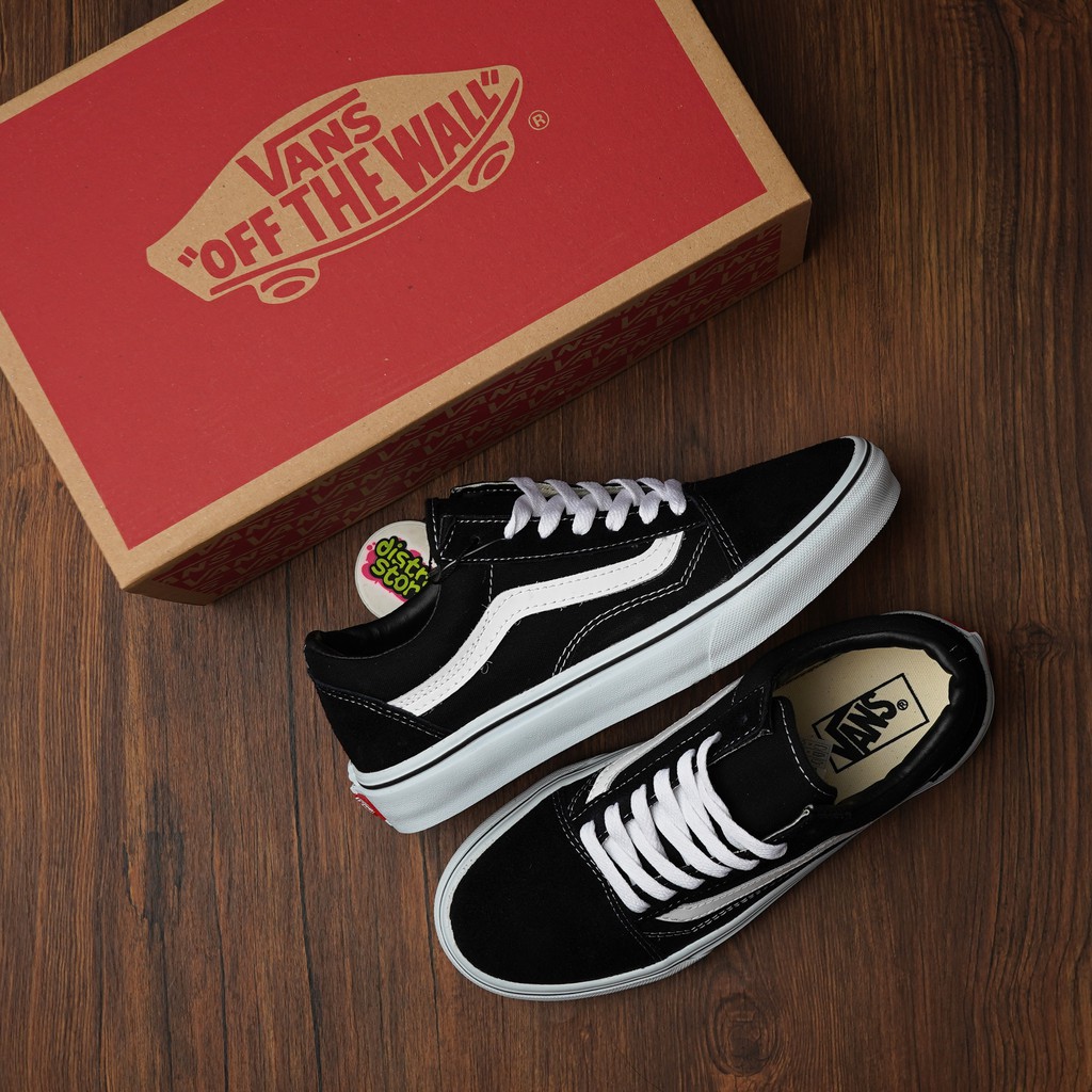  SEPATU  VANS  Old Skool Black White Shopee Indonesia