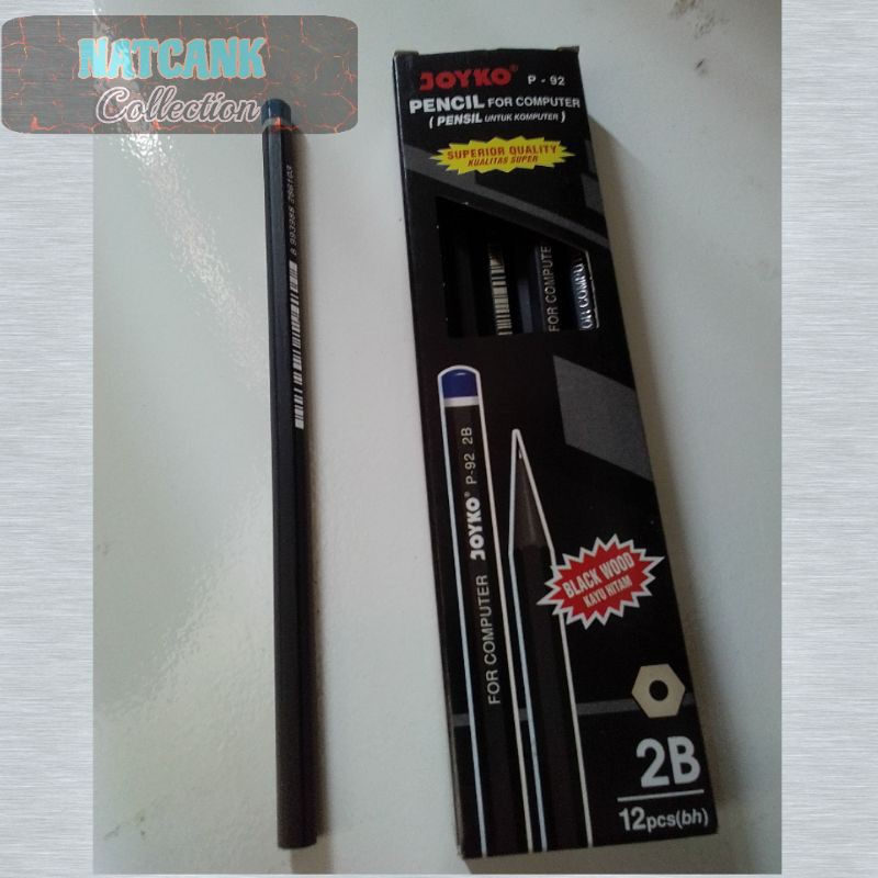 

PENSIL 2B JOYKO KAYU HITAM
