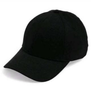 Topi Bassball Polos HITAM / Topi Baseball Casual Premium Murah / Topi Main / Topi Cewek / Topi Cowok