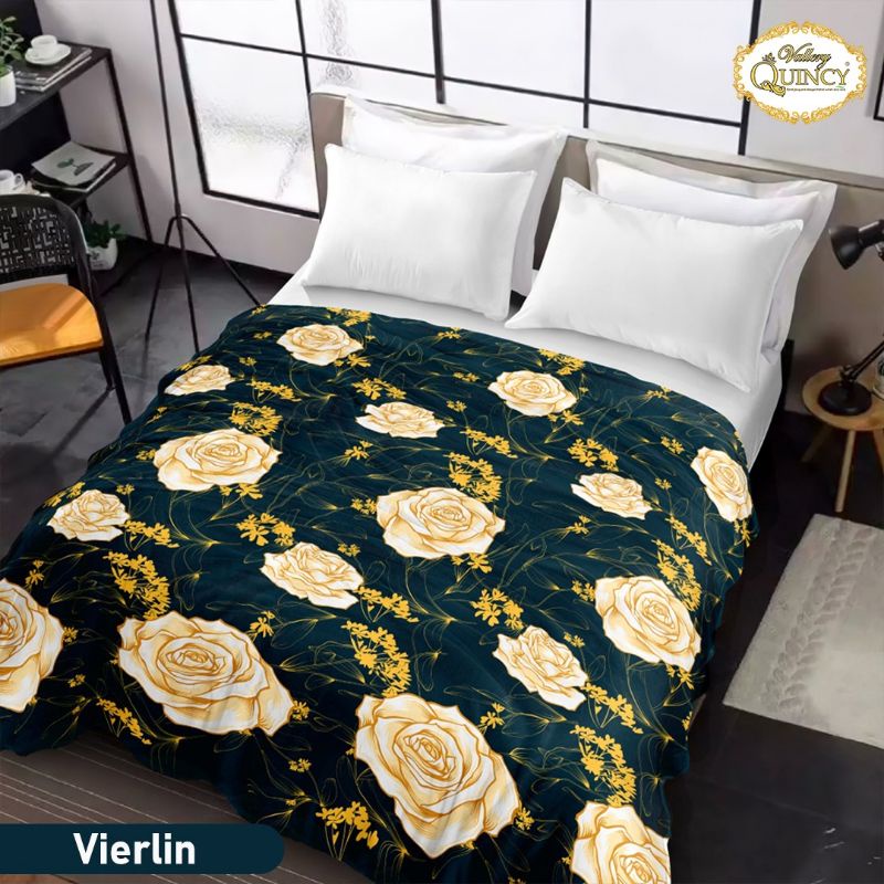 NEW MOTIF!! Selimut Vallery Quincy Jumbo 220x220 cm Original Baru Kualitas Premium By Internal Grup-Vierlin