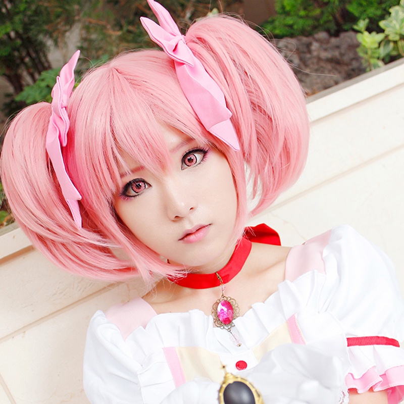 Wig Cosplay Karakter Anime Warna-Warni (VC)