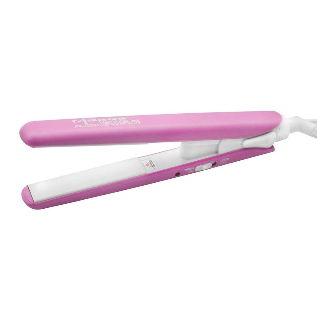 Mideas – F201B Mini Hair Straightener – Pink