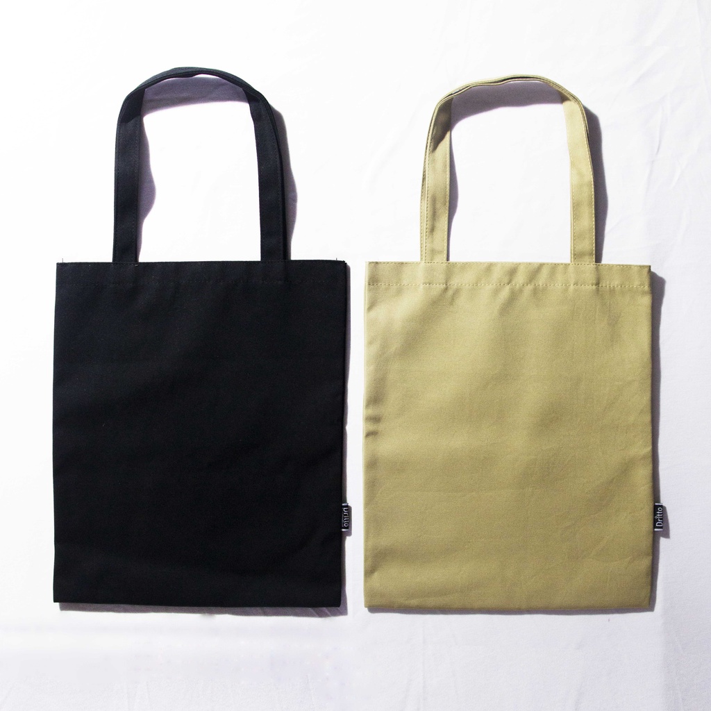 Tote Bag Polos Kanvas - Totebag Kuliah Simple - Dritto