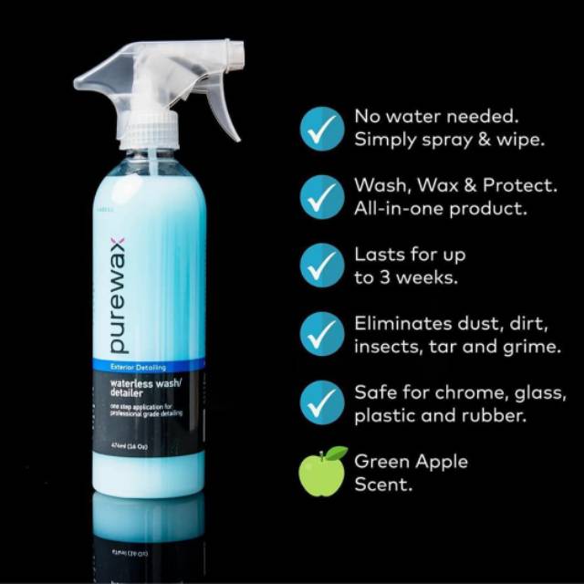 RB1 PureWAX/ Wash And Wax/ Obat Jamur Kaca/ Obat Head Lamp/ Penghilang Baret/ Perawatan Mobil/