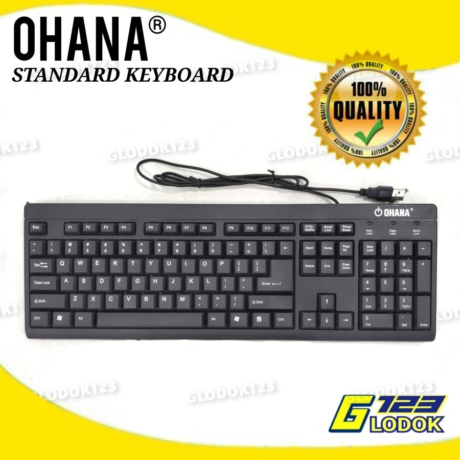 Keyboard Standar USB Ohana