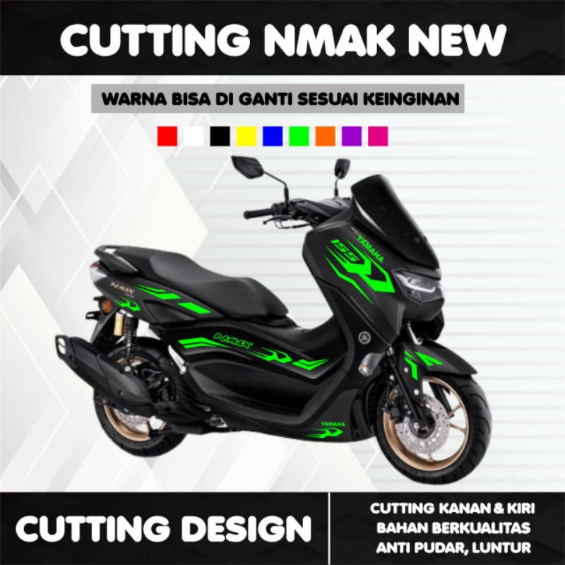 CUTTING STICKER NMAX NEW STRIPING NMAX BARU STICKER NMAX 5