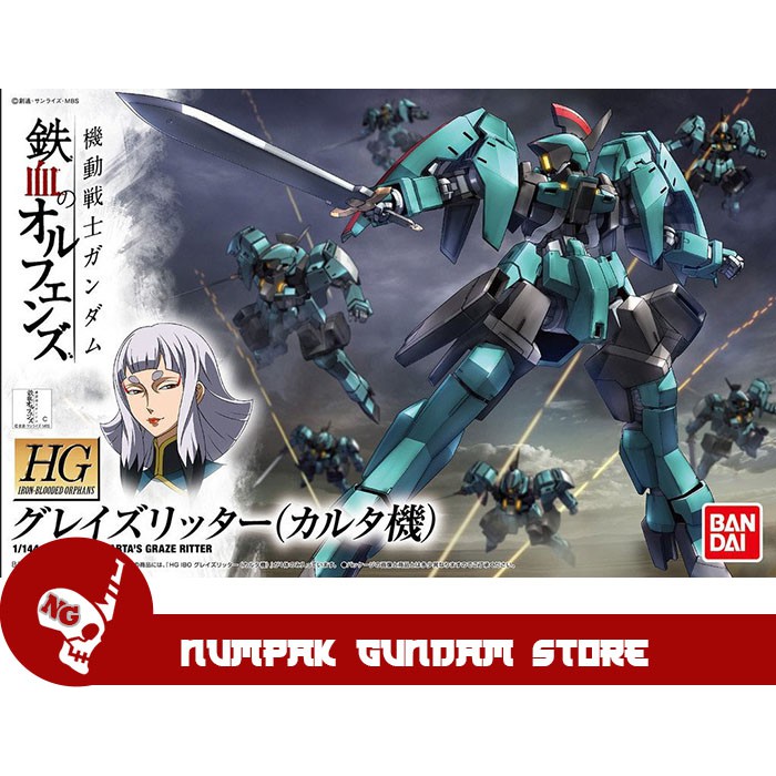 Carta Graze Ritter HG 1/144 Gundam Iron Blood Orphans BANDAI