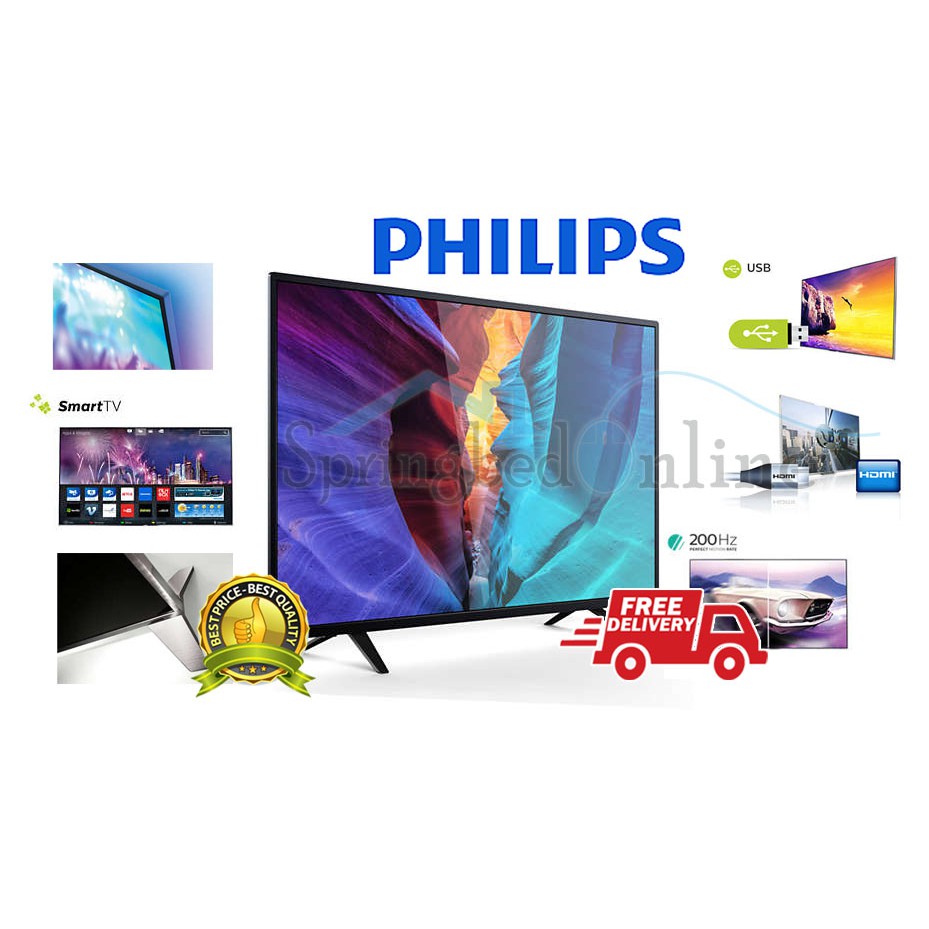 Philips Led Smart Tv 43&quot; Inch 43pft6100 Harga Pabrik