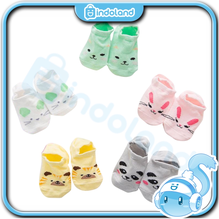 ☀ INDOLAND ☀ R149 Kaos Kaki Anak Bayi Korea Kaos Kaki Anti Slip Lici Bayi 3D Cute Animal BreaThable