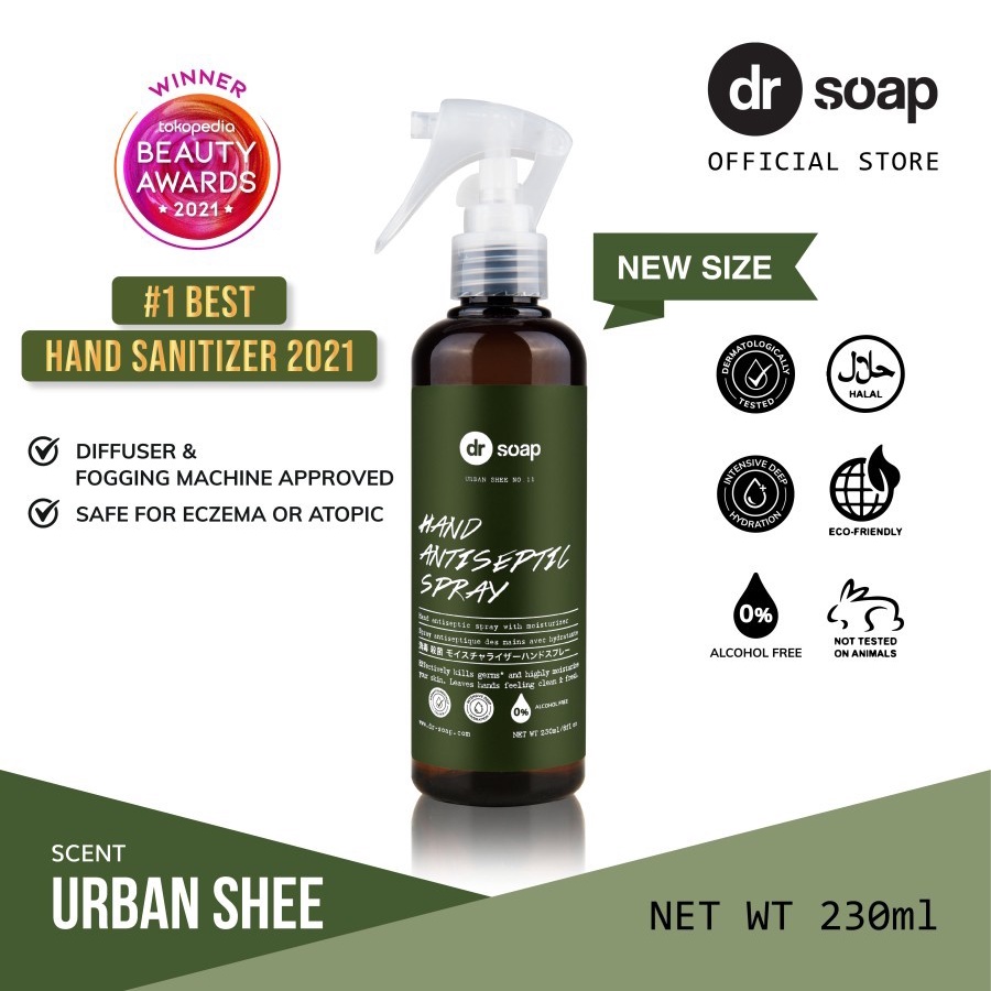 dr soap Hand Antiseptic Spray Urban Shee