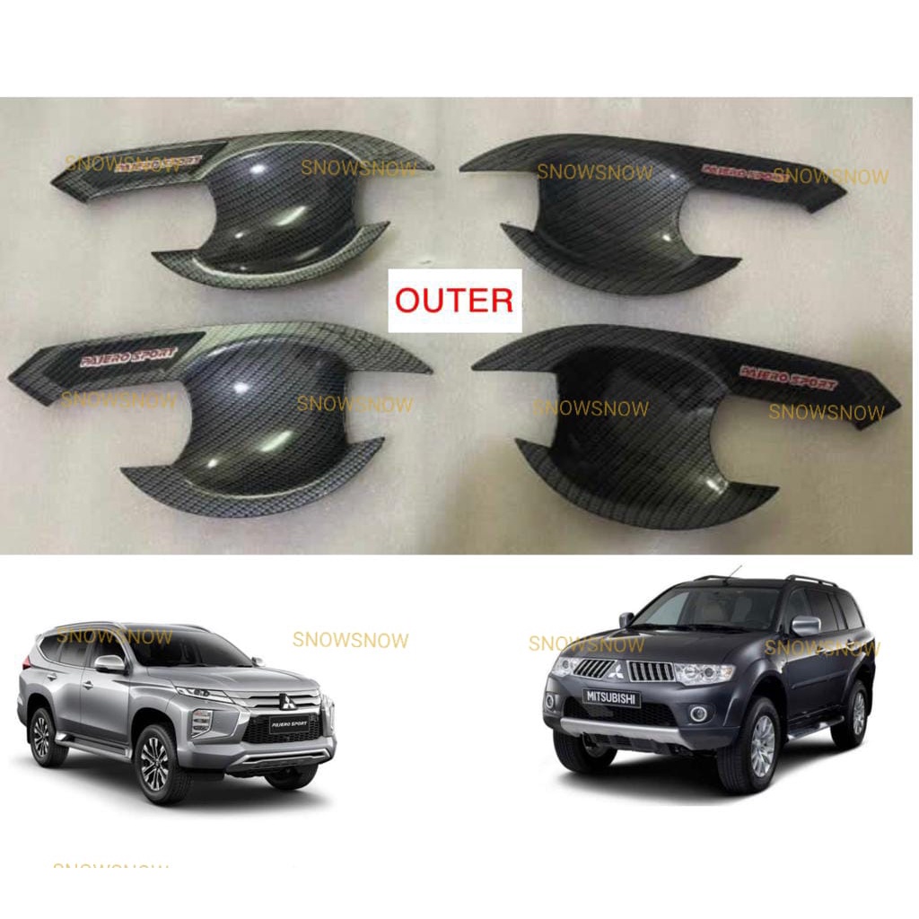 Outer Cover Mangkok Pajero 2010 2015 2016 2020 2022 Carbon