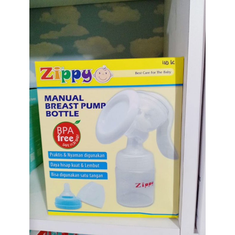 Zippy Manual Breast Pump Bottle / Pompa Asi Manual