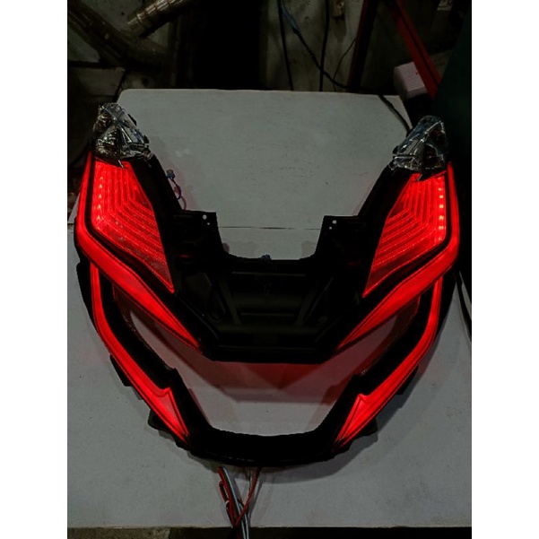 LAMPU LED ALIS DRL RGB REMOTE SEIN RUNNING PREMIUM PCX160 PLUS FRAME SESUAI FOTO