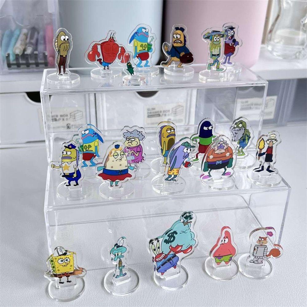 [Elegan] Kartun Model Berdiri6 /10/23Pcs/Set Kawaii Desktop Ornamen Mini Sign Sign Model Mainan Haikyuu Dekorasi Rumah