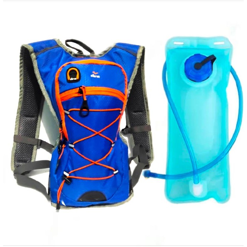 tas sepeda hydropack cross trail plus water bladder biru