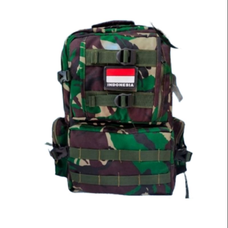 Tas ransel loreng tni  Original+emblem/tas Gultor Loreng Malpinas TNI/tas jumbo