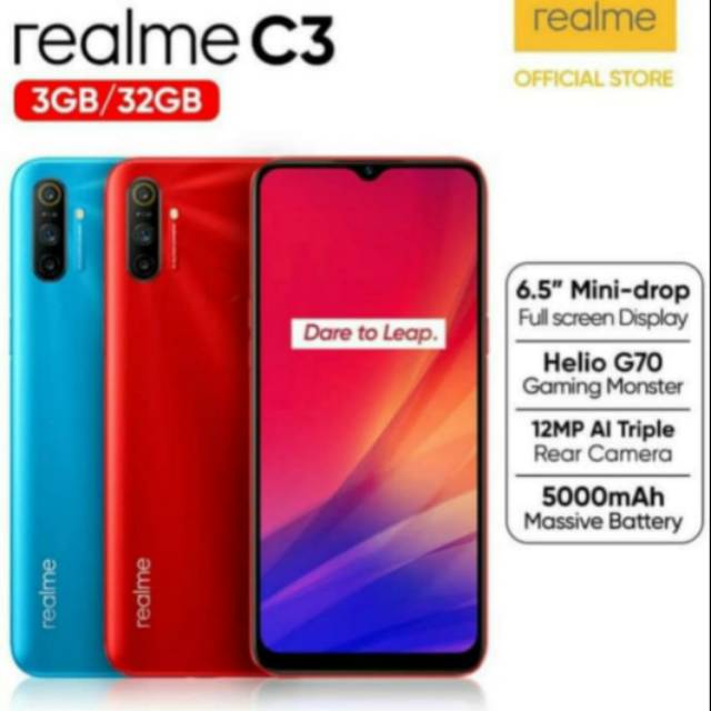 Realme C3 Pelindung Kamera Handphone Tempered Glass Camera Handphone