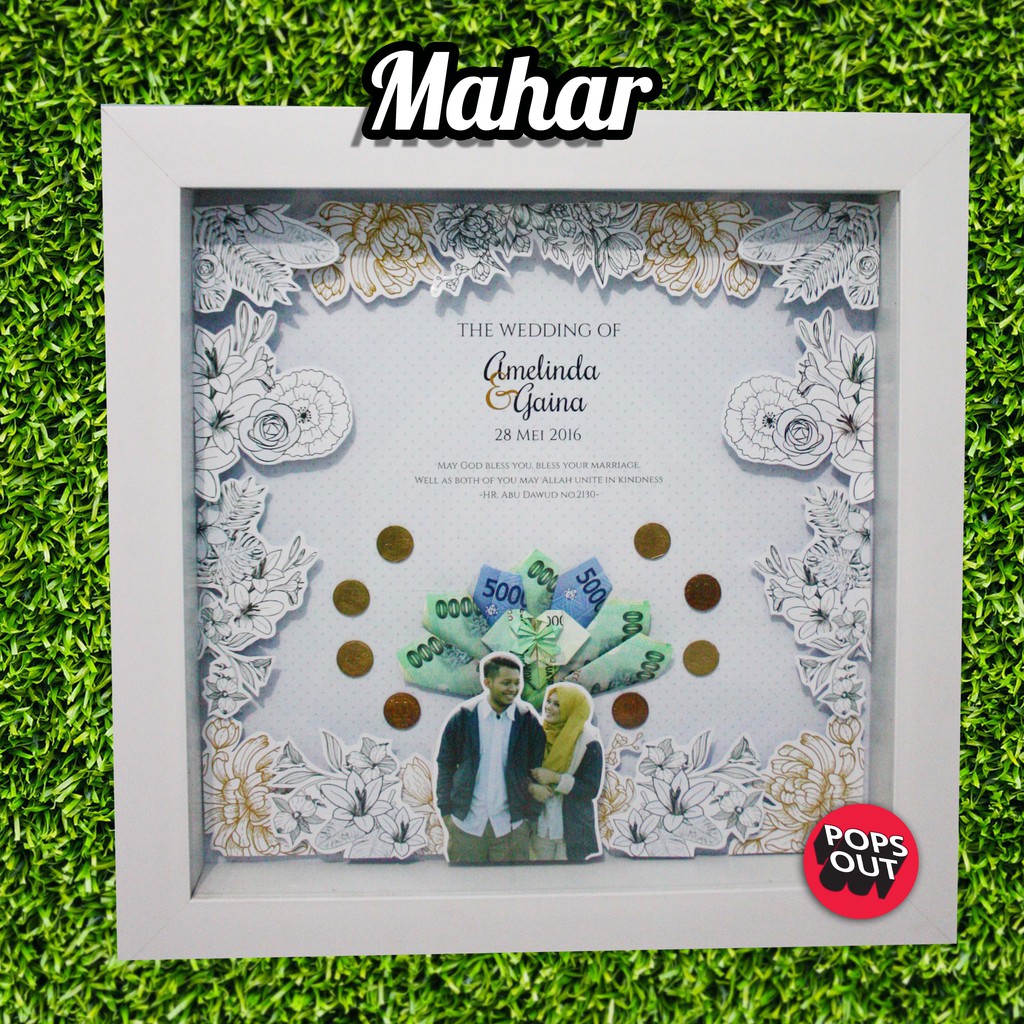 POP UP FRAME MAHAR 40X40 (custom)