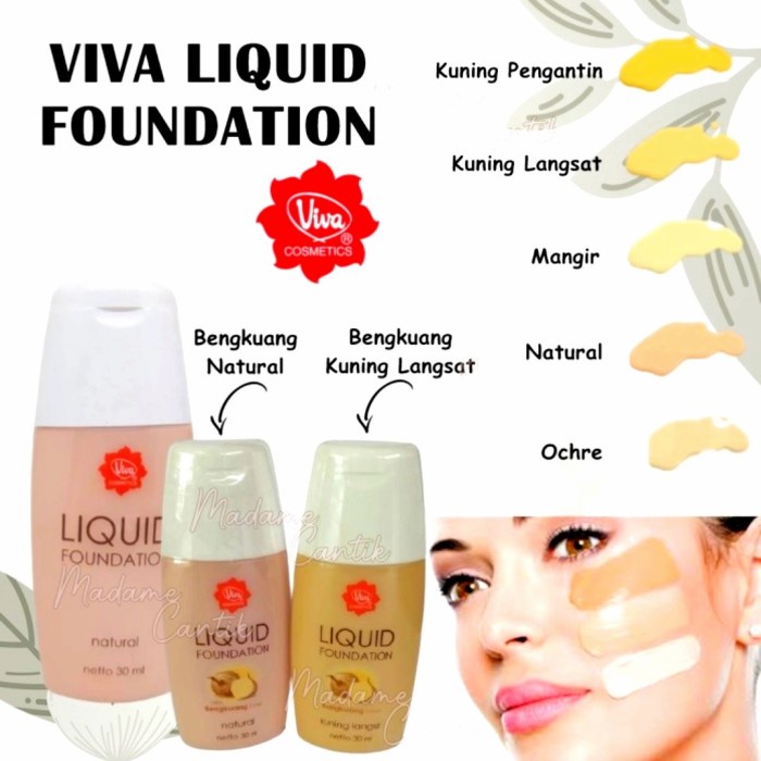 *galerybeautysemarang*Viva Liquid Foundation - 30ml