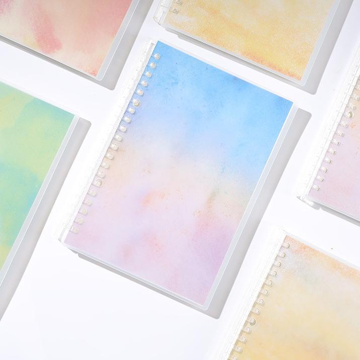 

Terlaris, Notebook Spiral Plastik Hard cover Motif plastik A5/B5,.