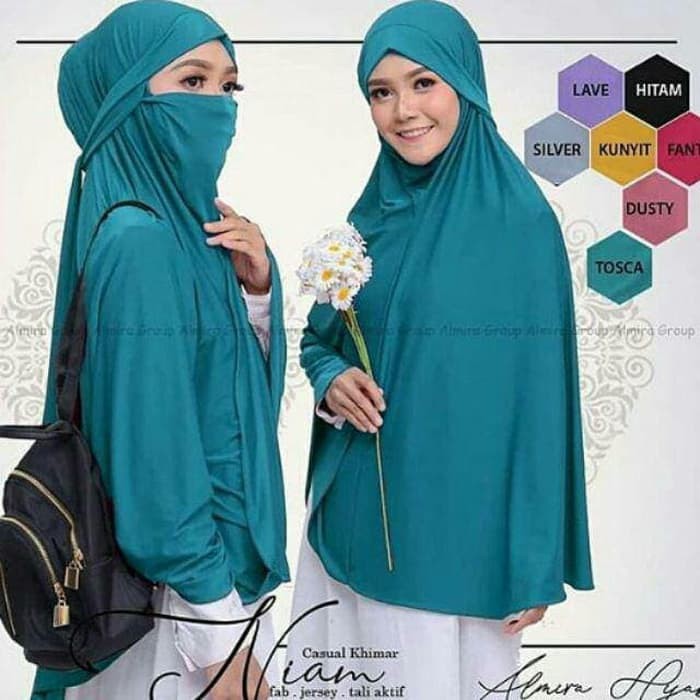 Promo HIJAB INSTAN JUMBO CADAR NIQAB KHIMAR CADAR ANTI CORONA Limited