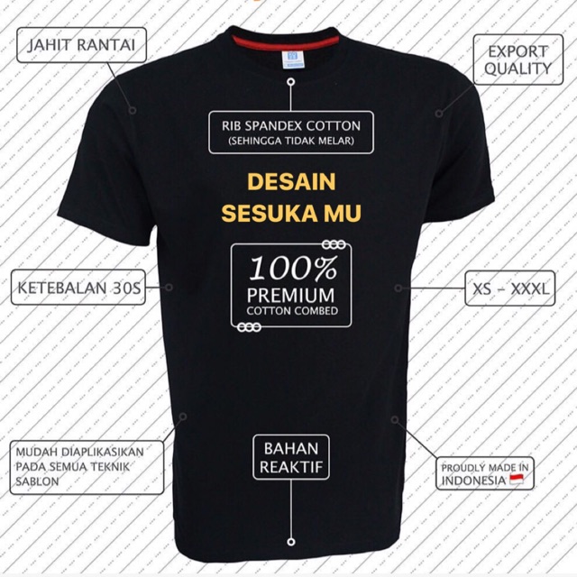 Sablon satuan kaos premium koze