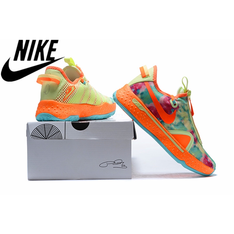 Sepatu Basket Asli Nike Paul George Iv Pg4 Terbaru Ini Tahan Lama Basketball Shoes 36 46 Shopee Indonesia