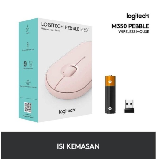 Logitech Wireless Mouse M350 Pebble