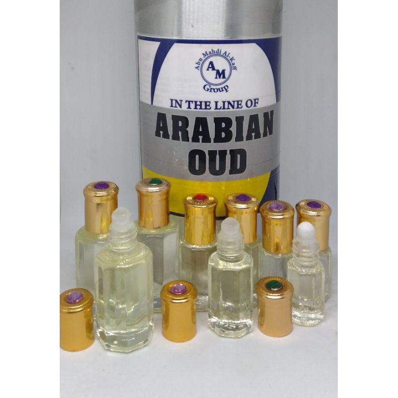 PARFUM ARABIAN OUD 100% MURNI ORIGINAL, KEMASAN ROL ON 3 ML ,6 ML,12 ML,AROMA KHAS TIMUR TENGAH