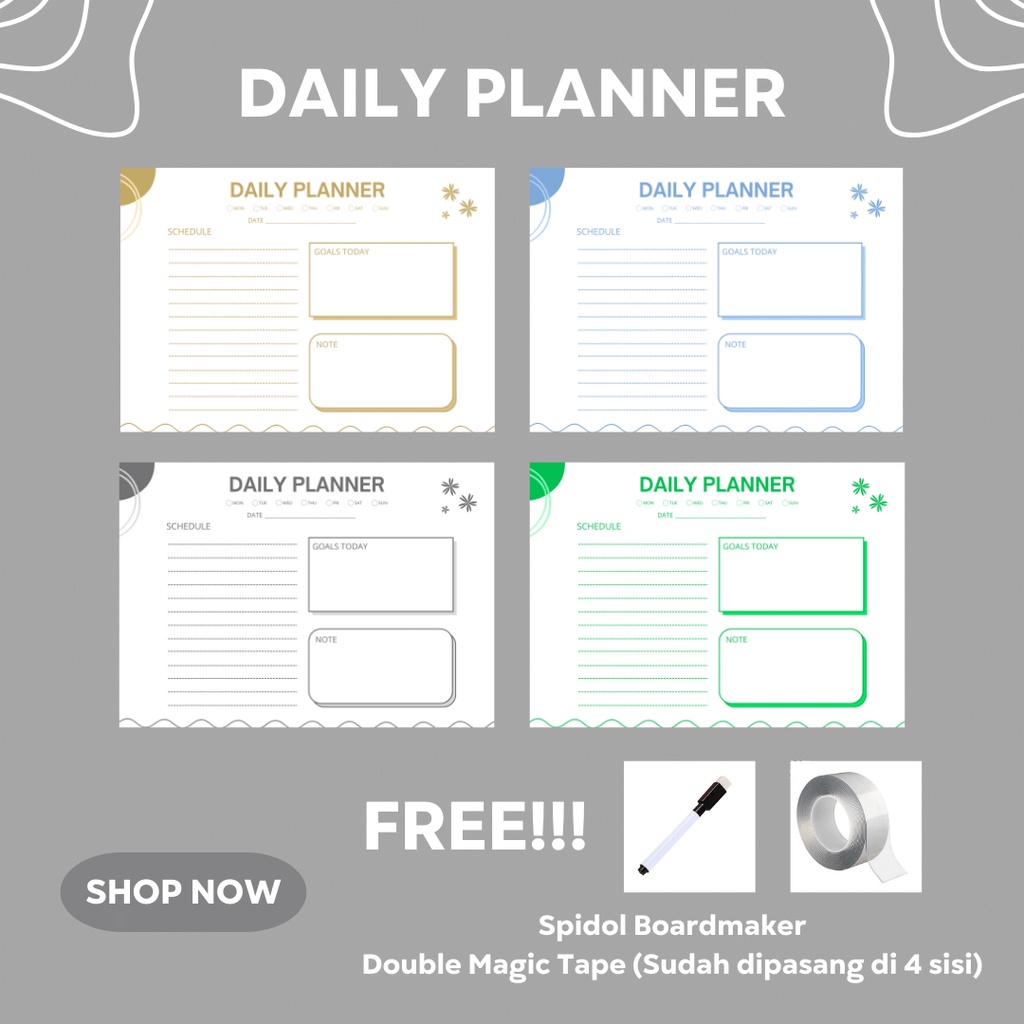 

Daily Planner A3 Series One