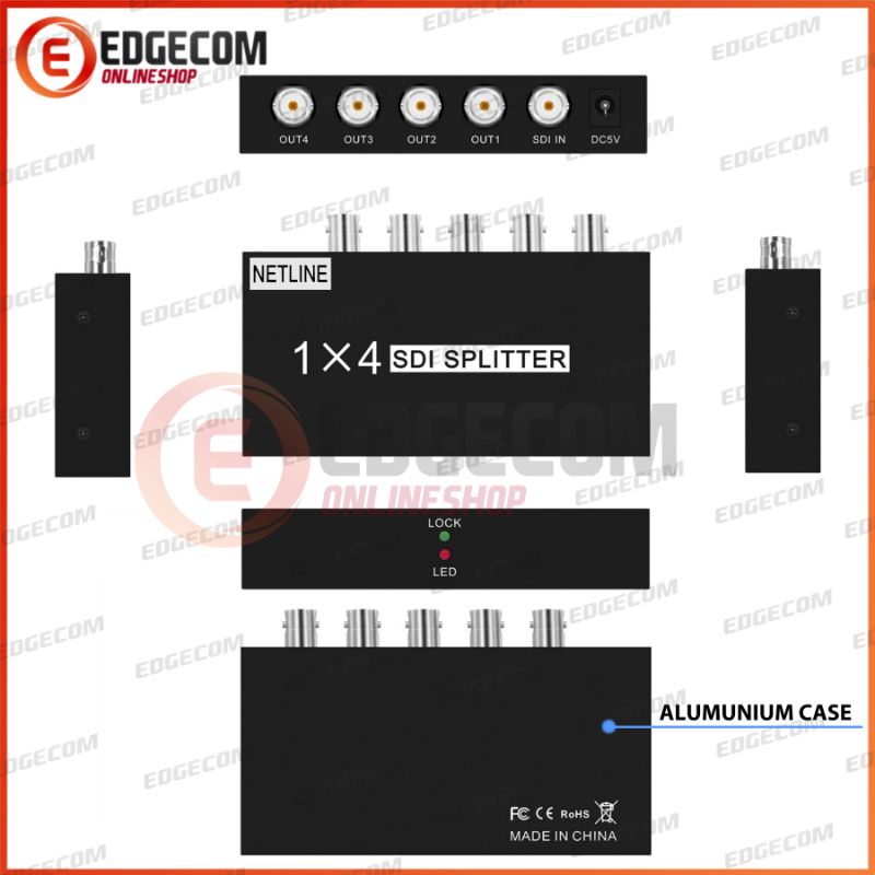 SDI Splitter 4 Port NETLINE