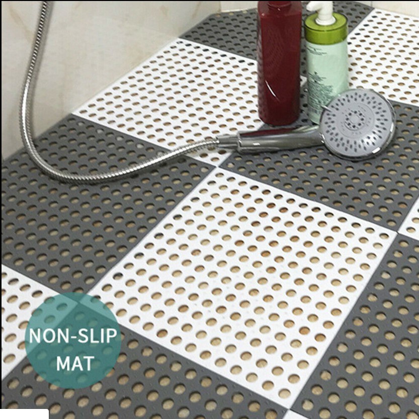 Karpet Kamar Mandi Anti Licin Keset Lantai Anti Slip Polkadot Dapur Mat Non-Slip Karpet Anti Licin Serbaguna GOSHOP88