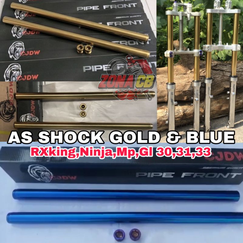 as shock 30 31 33 gold rxking ninja vixion scorpio gl megapro tiger import cjdw / as shock depan / t