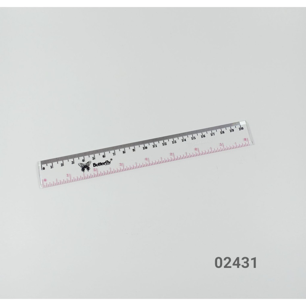 

Penggaris Butterfly 20cm - 02431