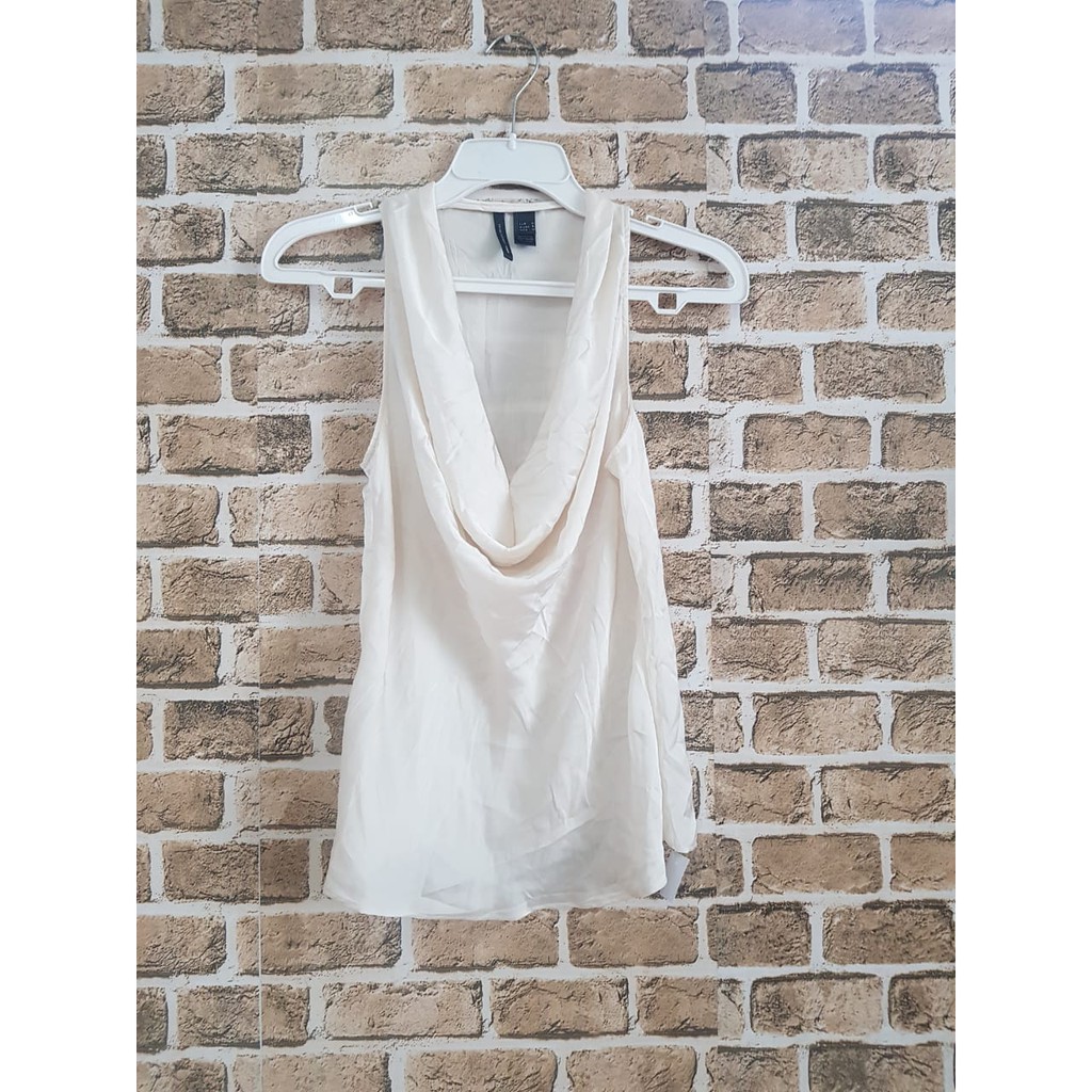  Baju  Wanita Mango Collection Putih  Polos  Preloved Murah  