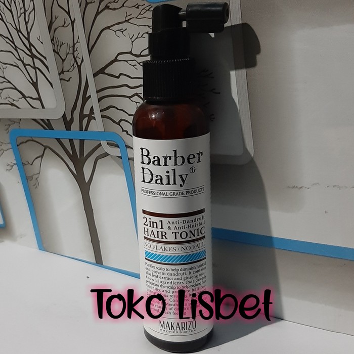 makarizo barber daily hair tonic 2 in 1 150ml