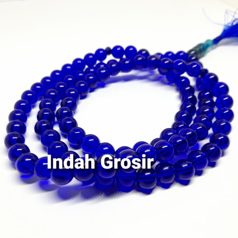 Tasbih Batu King Safir Kristal 8mm 99butir