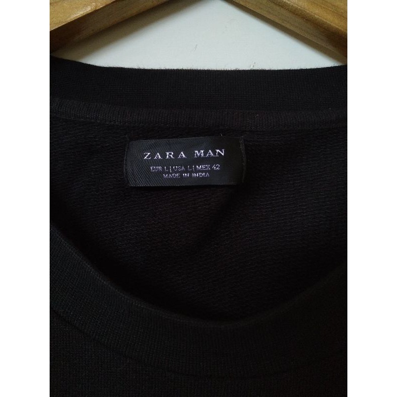 Zara Man Embroidered Skull Crewneck Original