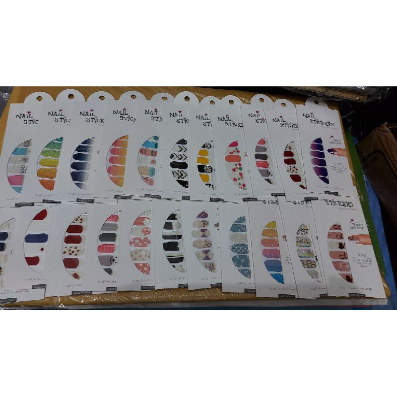 Nail Art Sticker Stiker kuku premium pilih gambar