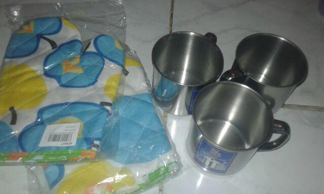 Sarung Tangan Masak Anti Panas Microwave Oven Dapur Kitchen Set Glove Wanita