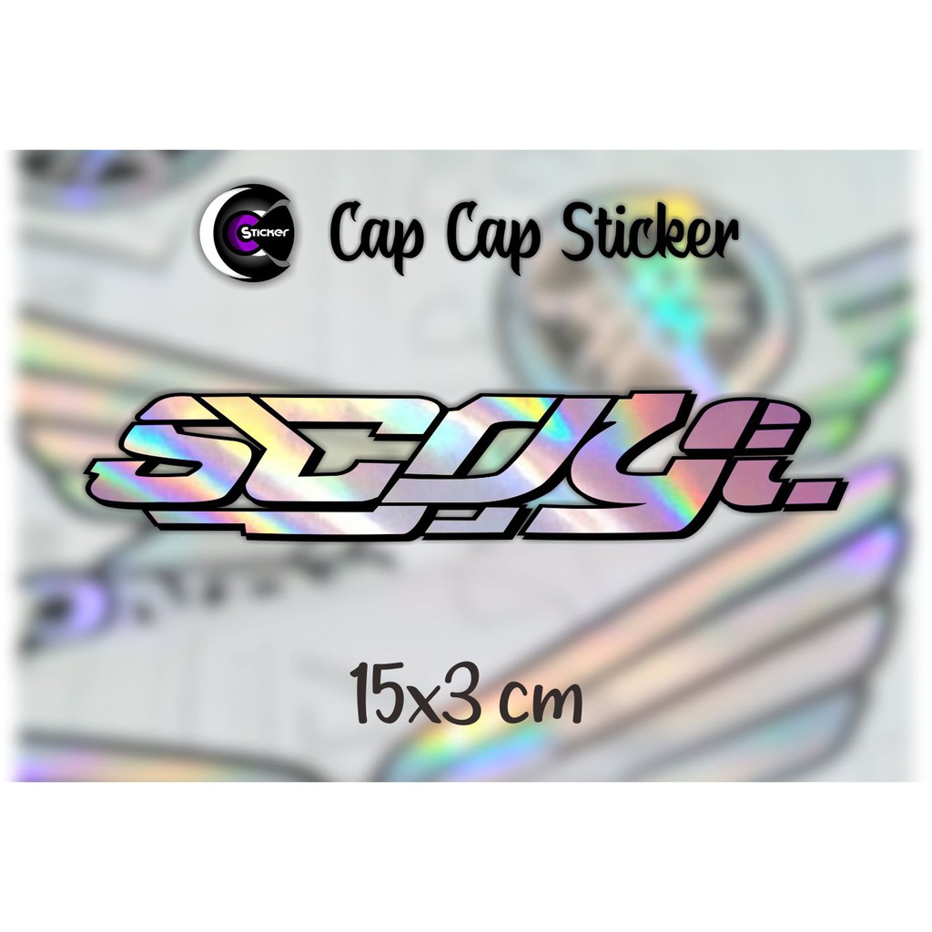 Cutting sticker SCOOPY hologram